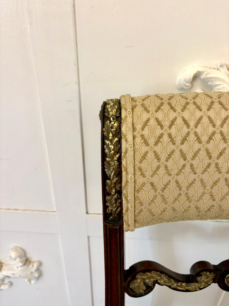 Exhibition Quality Set Of Eight Antique Regency Mahogany Dining Chairs - Image 15